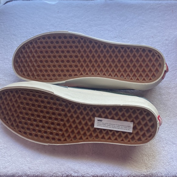 Vans Sk8 Low Skate Shoe - Varsity Blue Green/White Size 10 NEW - Picture 5 of 7